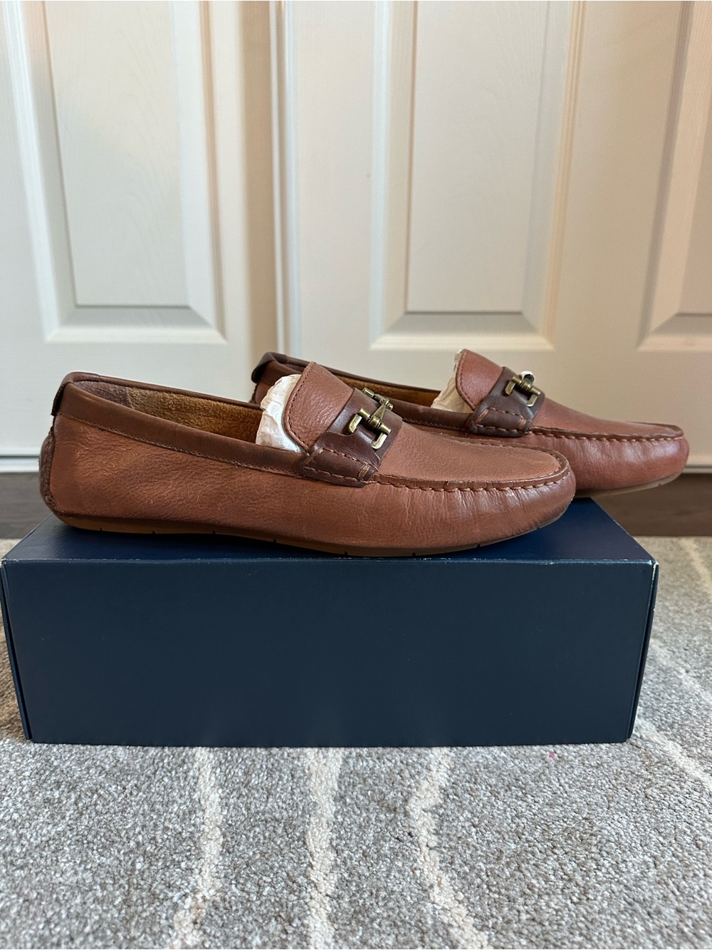 Cole Haan Brown Woodbury Somerset Link Loafer Size 9